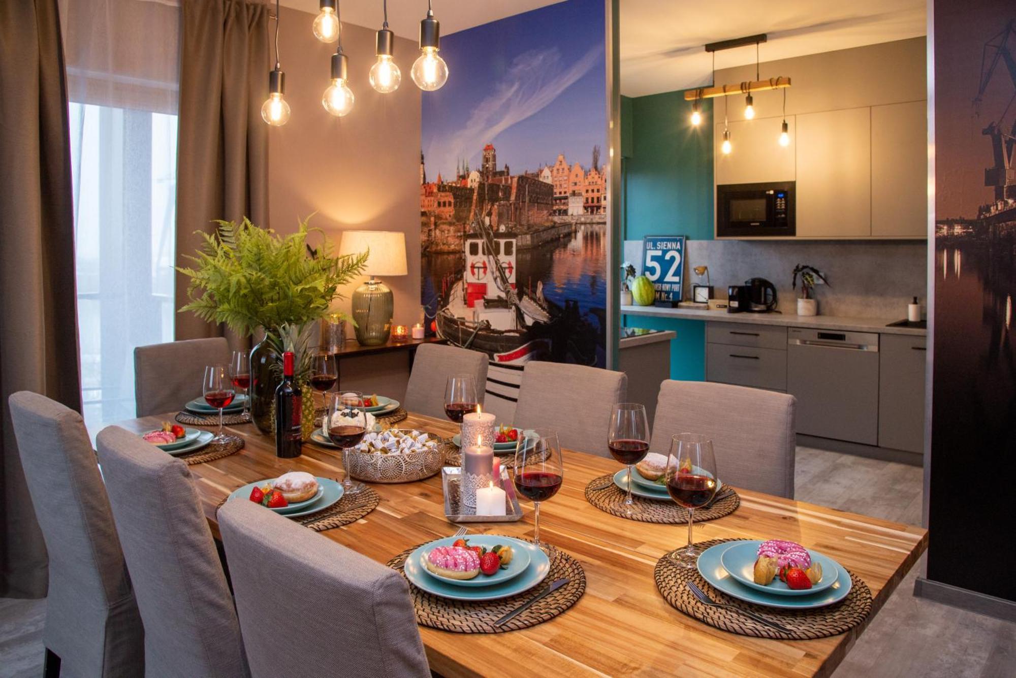 Premium 4 Rooms Apartment Гданьск Экстерьер фото